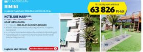 HOTEL DUE MARI**** Olaszország Rimini – Aldi