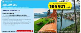 SEEVILLA FREIBERG**** Ausztria Zell am See – Aldi