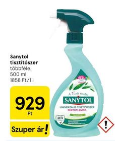 Sanytol tisztítószer – Tesco