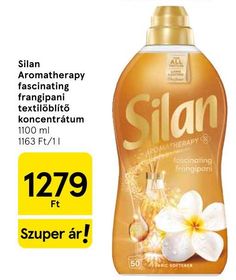 Silan Aromatherapy fascinating frangipani textilöblítő koncentrátum – Tesco