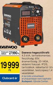 Daewoo hegesztőtrafó – Tesco