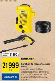 Kärcher K2 magasnyomású mosó – Tesco