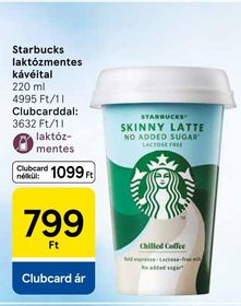 Starbucks laktózmentes kávéital – Tesco