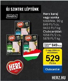 Herz karaj vagy sonka – Tesco
