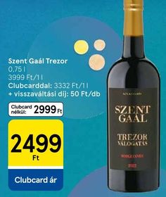 Szent Gaál Trezor – Tesco