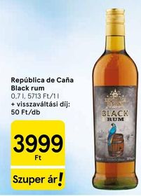 República de Caña Black rum – Tesco