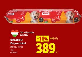 ORLANDO Kutyaszalámi – Lidl