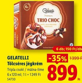 GELATELLI Tölcséres jégkrém – Lidl