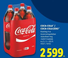COCA-COLA** / COCA-COLA ZERO** – Lidl