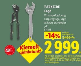 PARKSIDE Fogó – Lidl