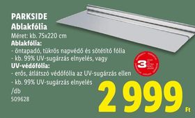 PARKSIDE Ablakfólia – Lidl
