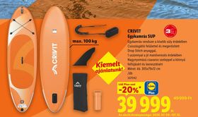 CRIVIT Egykamrás SUP – Lidl