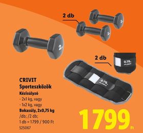 CRIVIT Sporteszközök – Lidl