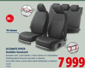 ULTIMATE SPEED Autóülés-huzatszett – Lidl