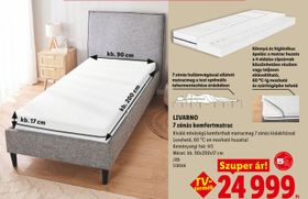 LIVARNO 7 zónás komfortmatrac – Lidl