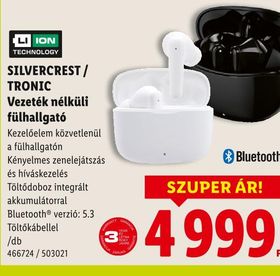 SILVERCREST / TRONIC Vezeték nélküli fülhallgató – Lidl