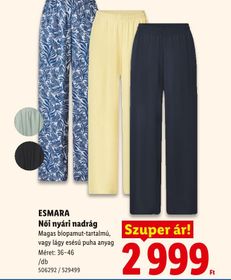 ESMARA Női nyári nadrág – Lidl