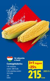 Csemegekukorica – Lidl
