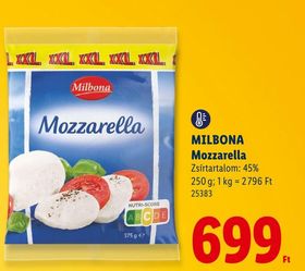 MILBONA Mozzarella – Lidl