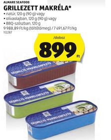 ALMARE SEAFOOD GRILLEZETT MAKRÉLA* – Aldi