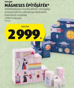 TOYLINO MÁGNESES ÉPÍTŐJÁTÉK* – Aldi
