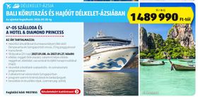 4*-OS SZÁLLODA ÉS A HOTEL & DIAMOND PRINCESS BALI KÖRUTAZÁS ÉS HAJÓÚT DÉLKELET-ÁZSIÁBAN – Aldi