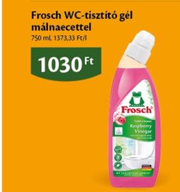 Frosch WC-tisztító gél málnaecettel – Ecofamily