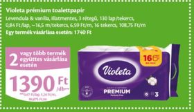 Violeta prémium toalettpapír – Ecofamily
