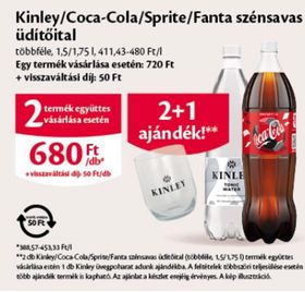Kinley/Coca-Cola/Sprite/Fanta szénsavas üdítőital – Ecofamily